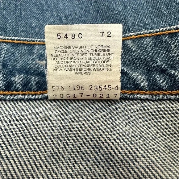 Vintage Levi’s 517 Mens Orange Tab Jeans. Made In 1996 USA. 20517-0217. … - Picture 10 of 15